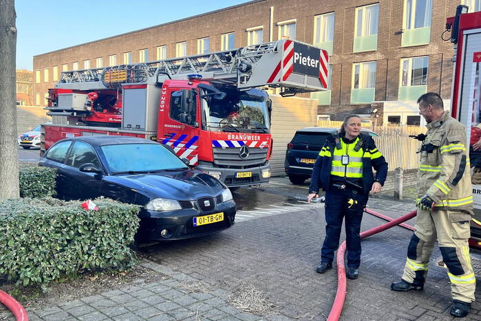 Brand vermoedelijk veroorzaakt door explosie
