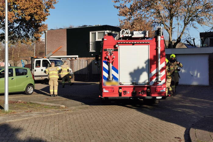 Gasleiding geraakt bij werkzaamheden