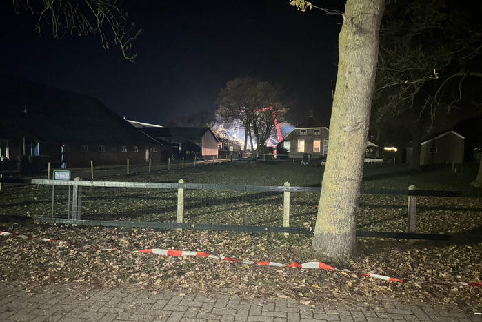 Woning verwoest door brand