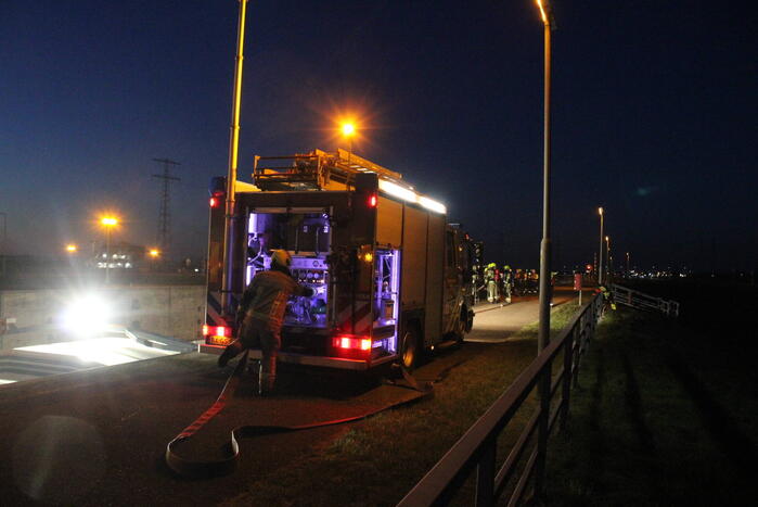 Brand in ruim van schip