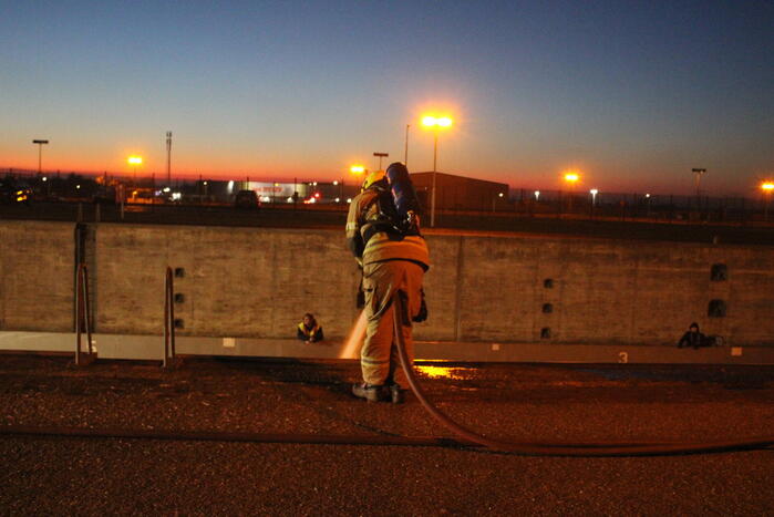 Brand in ruim van schip