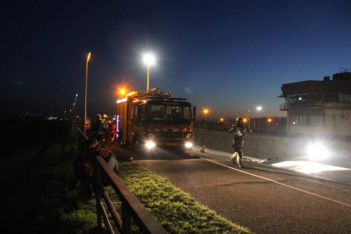 Brand in ruim van schip