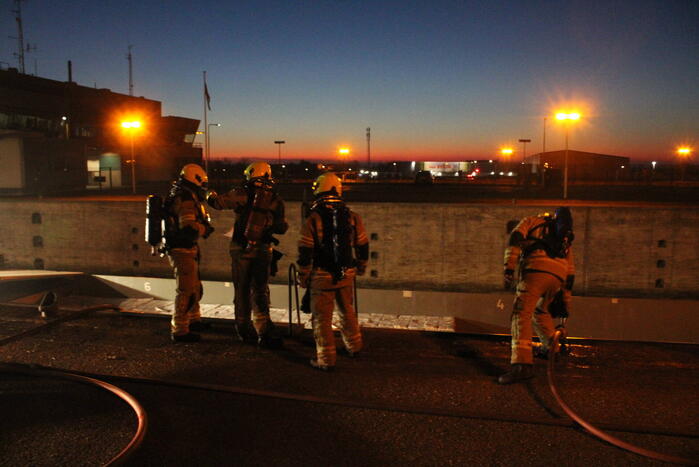 Brand in ruim van schip