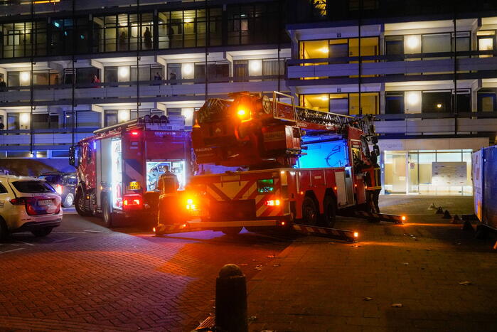 Gewonde bij brand in flatwoning