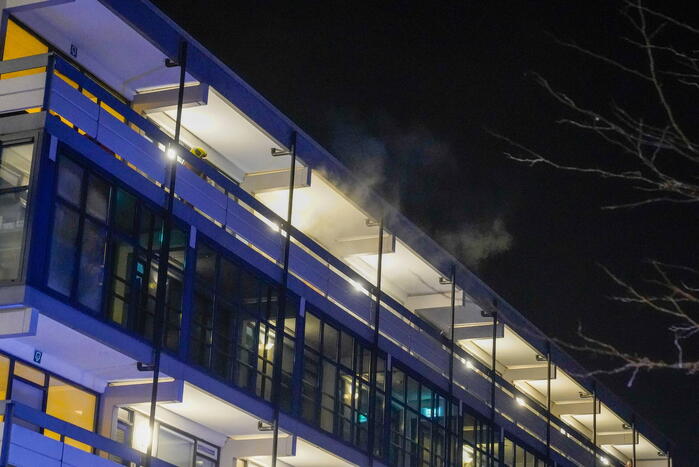 Gewonde bij brand in flatwoning