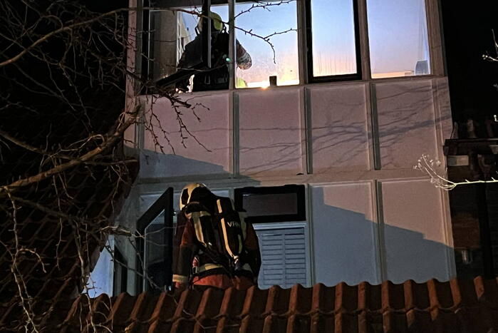 Brand in slaapkamer snel onder controle