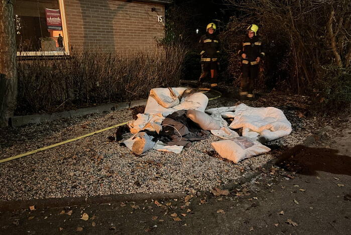 Brand in slaapkamer snel onder controle