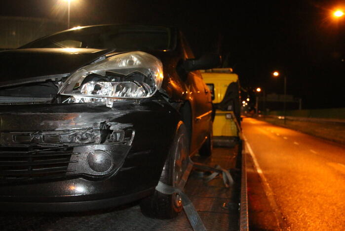 Auto totall loss na eenzijdig ongeval door gladheid