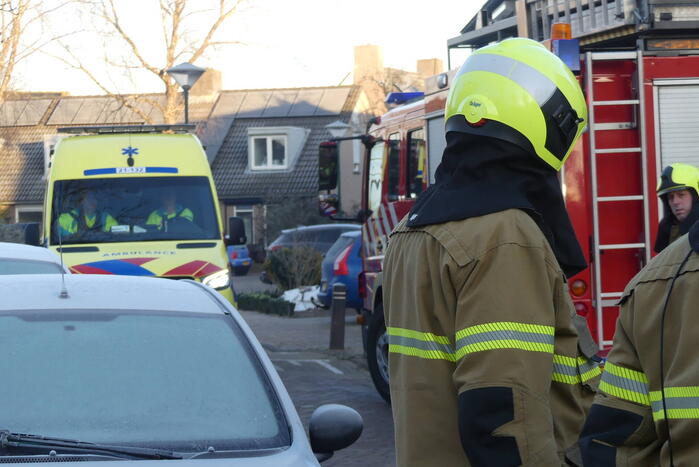 Veel rook bij autobrand