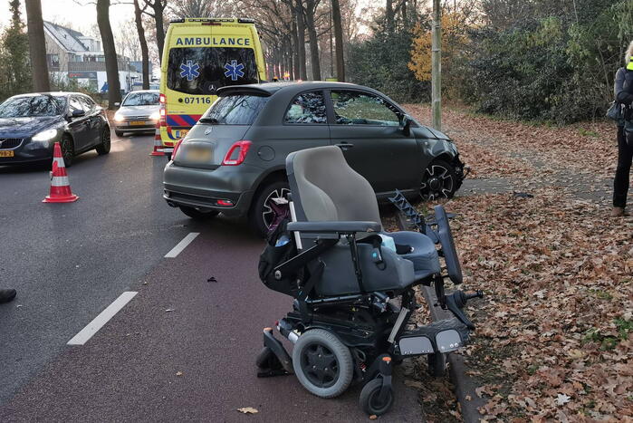 Persoon in rolstoel aangereden automobiliste