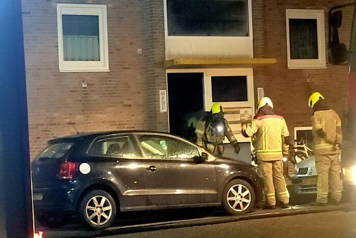 Personen gered na grote brand in kelder