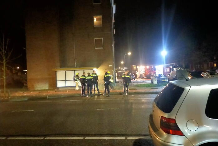 Personen gered na grote brand in kelder