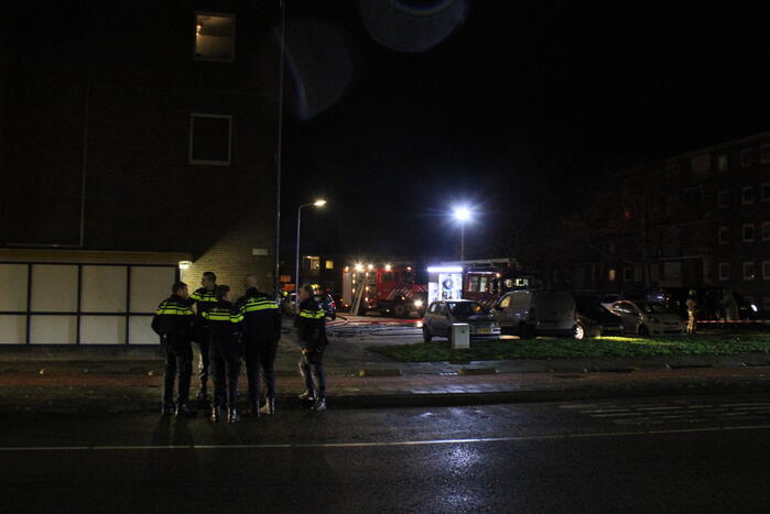 Personen gered na grote brand in kelder