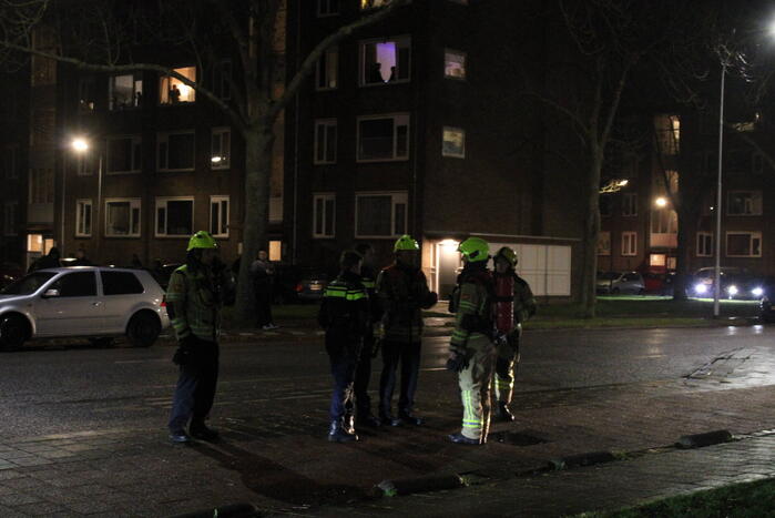 Personen gered na grote brand in kelder