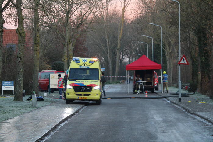 Grote uitslaande brand bij AZC