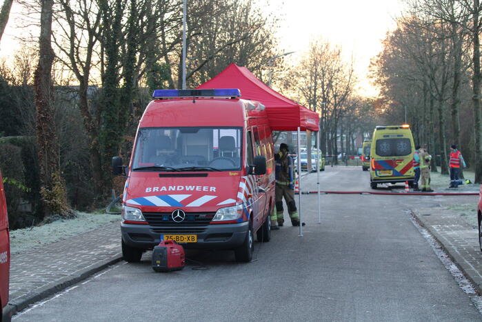 Grote uitslaande brand bij AZC