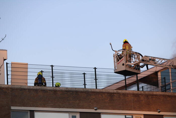 Grote uitslaande brand bij AZC