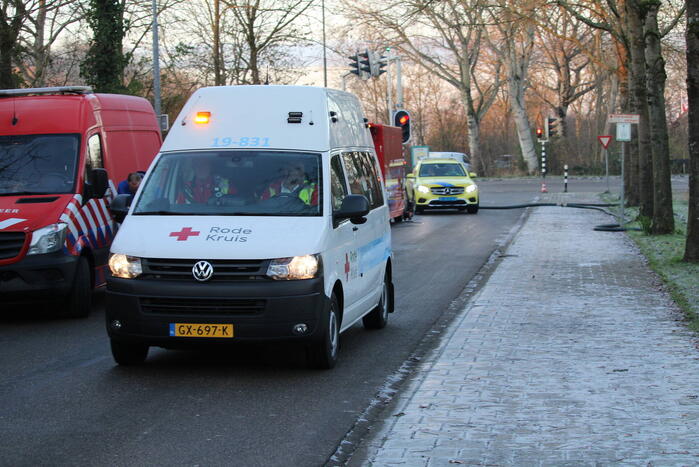 Grote uitslaande brand bij AZC