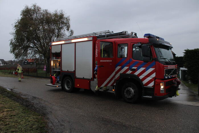 Woning geventileerd na brand