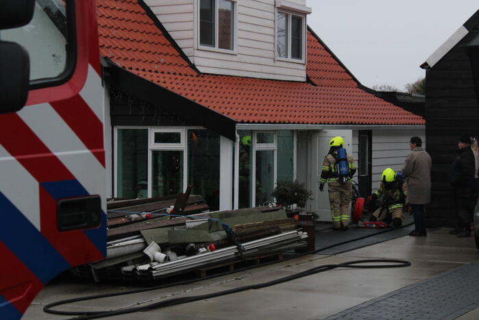Woning geventileerd na brand