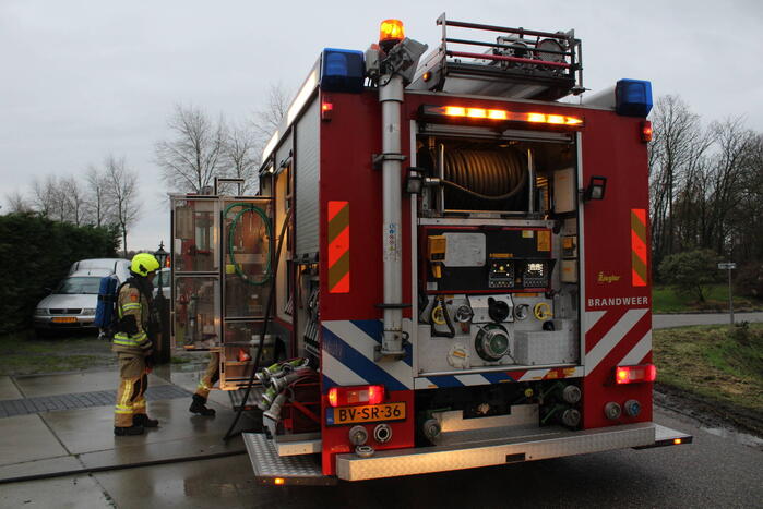 Woning geventileerd na brand