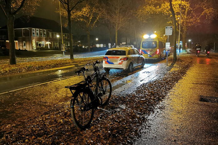 Fietser aangereden door personenauto