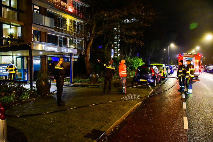 Vuurwerk veroorzaakt brand in hal