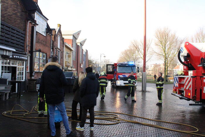 Brand in cafetaria Tammy's