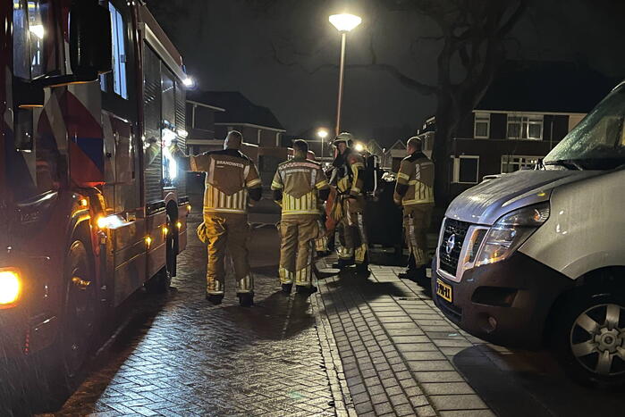 Brand in container snel geblust