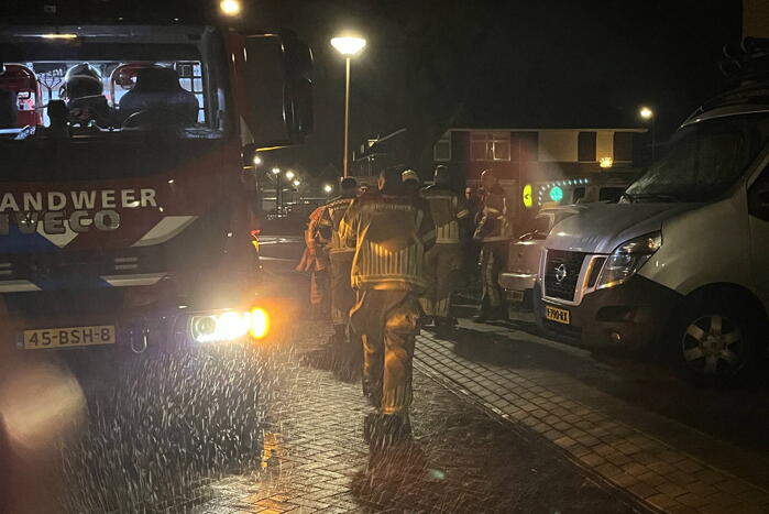 Brand in container snel geblust