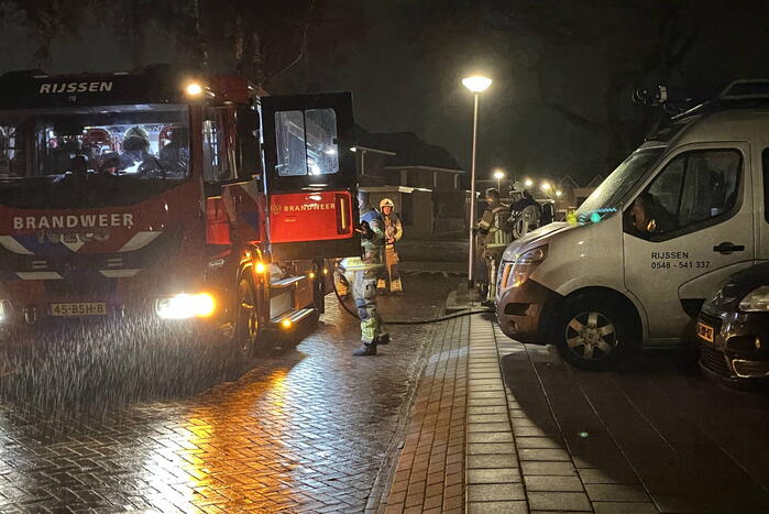 Brand in container snel geblust