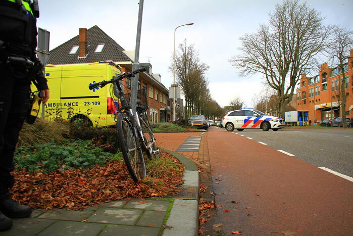 Bestuurder aangehouden na aanrijding fietser