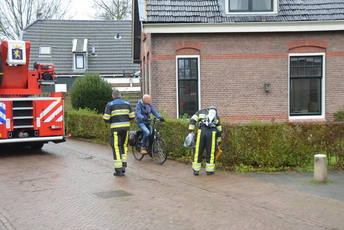 Brand in woning snel onder controle