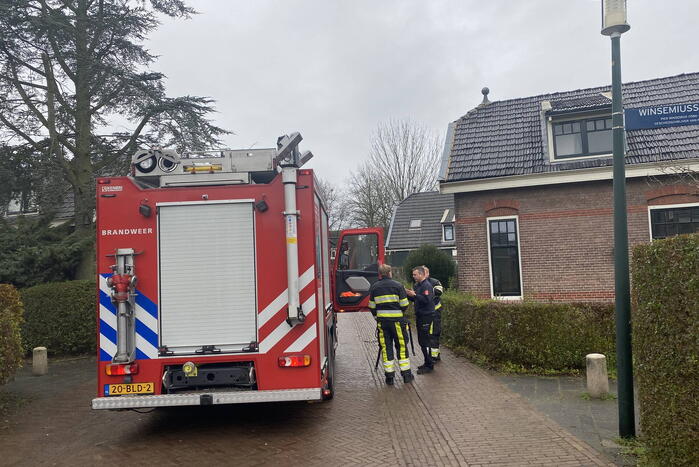 Brand in woning snel onder controle
