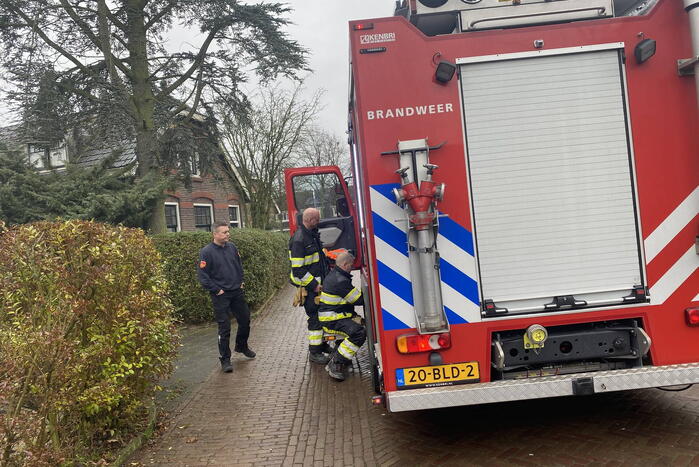 Brand in woning snel onder controle