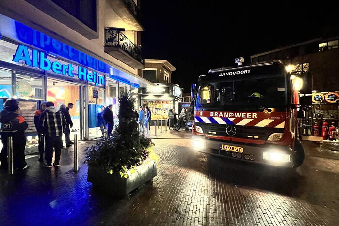 Brand in koelinstallatie bij de Albert Heijn
