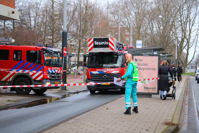 Zeer grote brand in meterkast woning