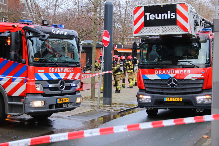 Zeer grote brand in meterkast woning