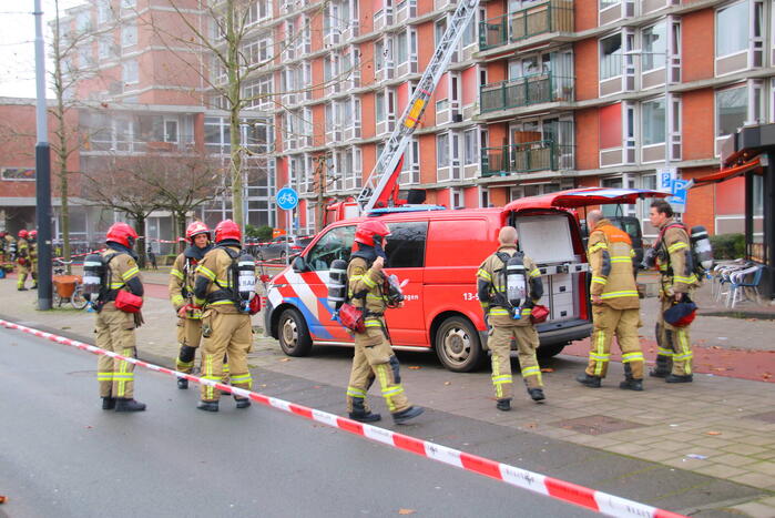 Zeer grote brand in meterkast woning