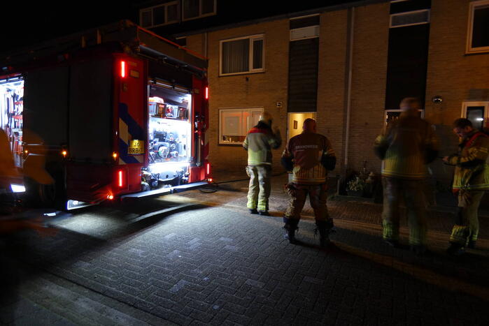 Lamp veroorzaakt brand in woning