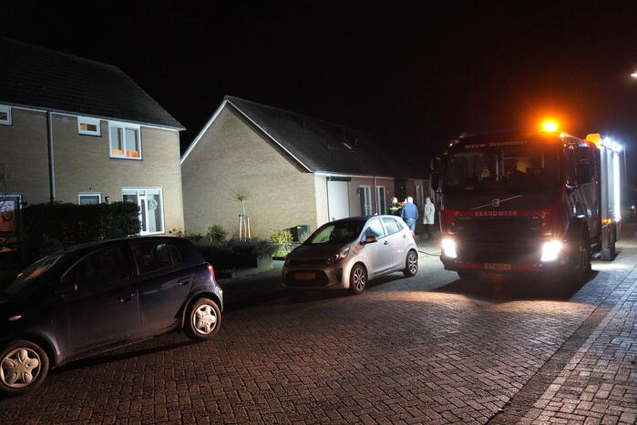 Brandende tafel in woning