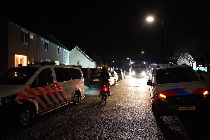 Brandende tafel in woning