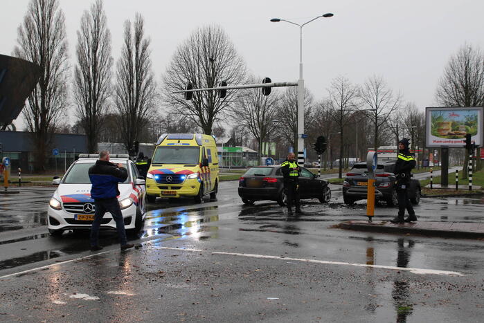 Flinke schade bij botsen op kruising