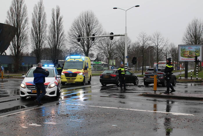 Flinke schade bij botsen op kruising