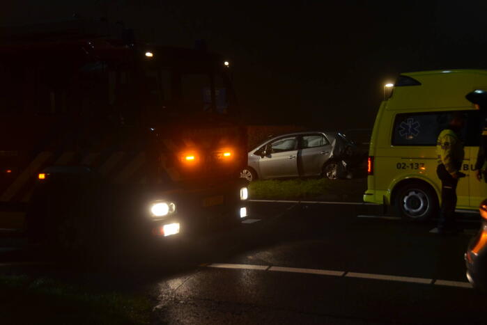 Schade en gewonden na flinke botsing