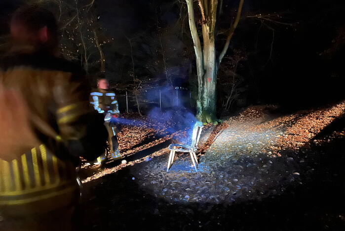 Onderzoek naar brandstichting in bos