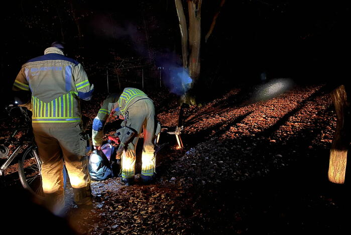 Onderzoek naar brandstichting in bos