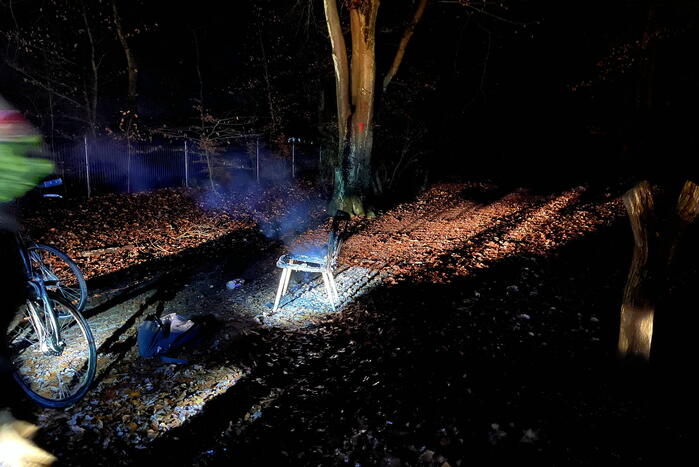 Onderzoek naar brandstichting in bos