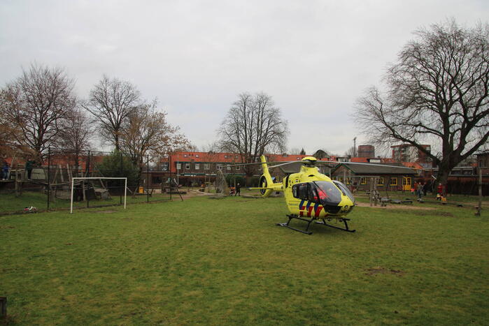 Inzet traumahelikopter trekt veel bekijks