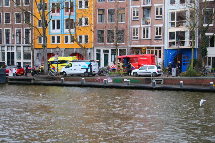 Verward persoon te water geraakt